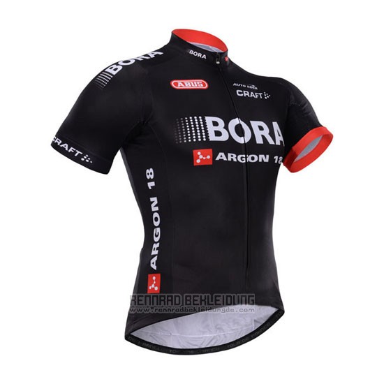 2015 Fahrradbekleidung Bora Shwarz Trikot Kurzarm und Tragerhose - zum Schließen ins Bild klicken